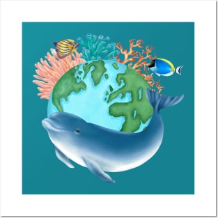 Dolphin and His World, Sea Life Posters and Art